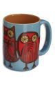 MINERVA OWL MUG BLUE