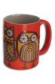 MINERVA OWL MUG ORANGE