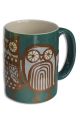 MINERVA OWL MUG TEAL