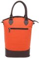 WINE TOTE 2 BOT ORANGE/BROWN