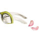 GARLIC PRESS CHROME & GREEN