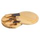BRIE CHEESE BOARD W TOOLS 7