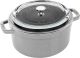 STAUB COCOT RND 4QT GL GRAPHGR