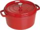 STAUB COCOTTE ROUND 7QT CHERRY