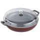 BRAISER 3.5QT/GL LID/GRENADINE