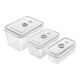 VACUMN BOX SET 3 PC/GLASS