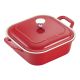 9X9-INCH BAKING DISH CHERRY