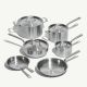 10PC STAINLESS CLAD SET