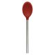 SILICONE SOLID SPOON RED