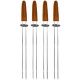 DBL PRONG SKEWERS SS/WOOD
