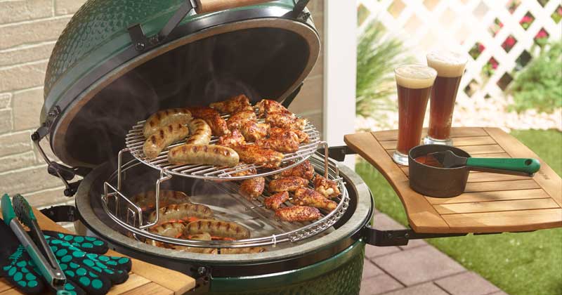 Big Green Egg Surprise Lunch